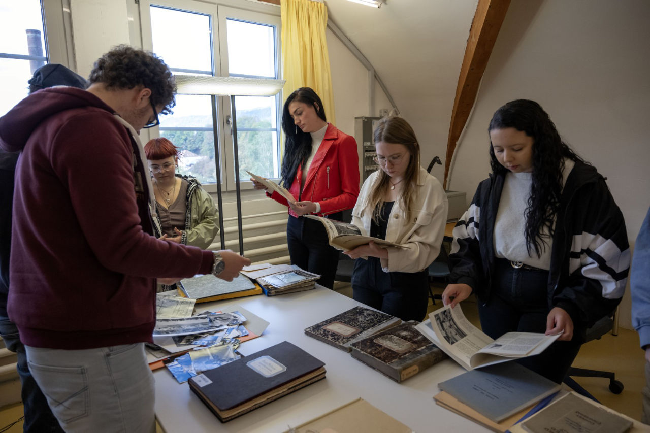 Visite des étudiants